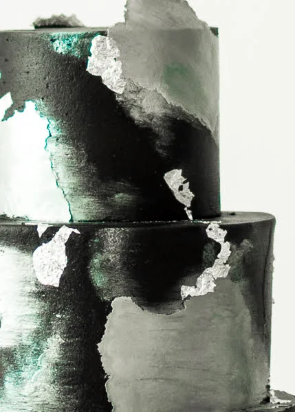 Abstract Buttercream Wedding Cake by Rosalind Miller Cakes