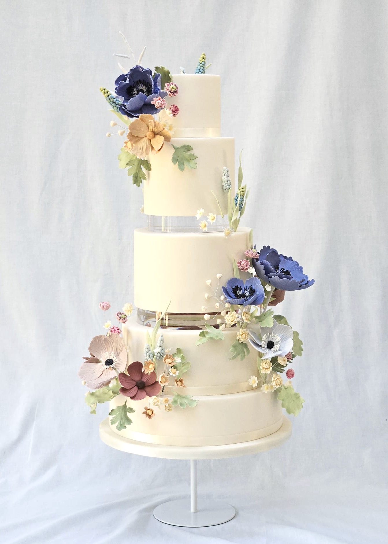 Spring In Bloom Wedding Cake
